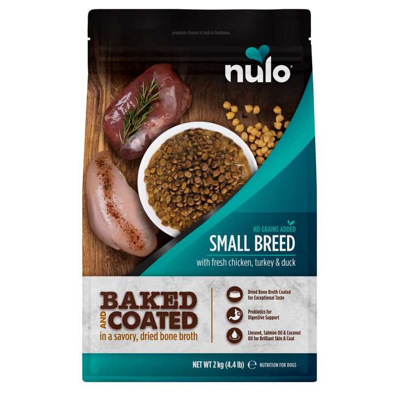 Baked & Coated små raser kylling, and og kalkun oppskrift til hunder